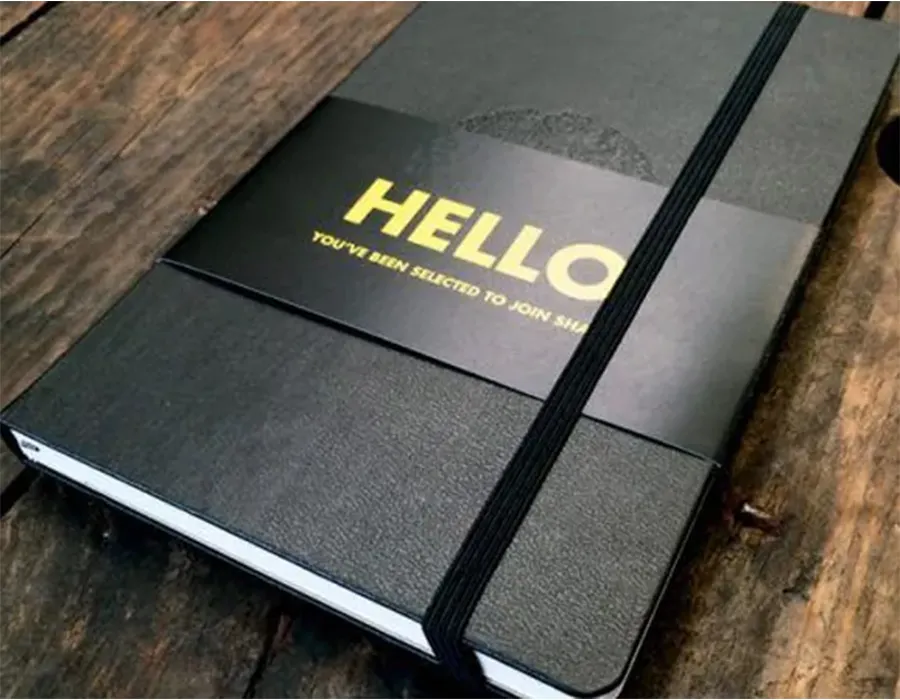 PU Notebooks Wraparound Printing Dubai