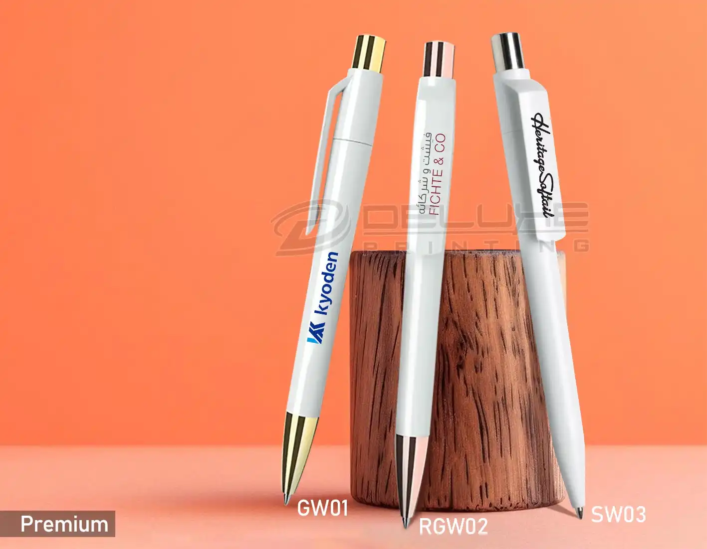 rose gold pens printing dubai