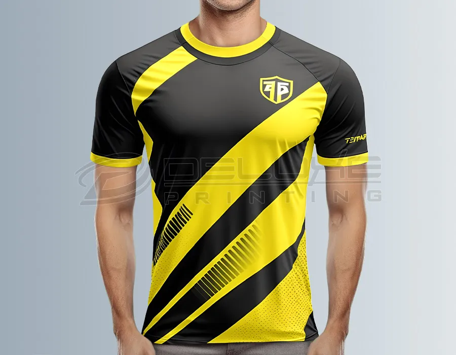 Round Neck Jersey Printing Dubai