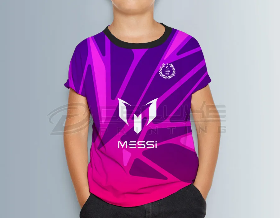 Round Neck Jersey Printing Dubai