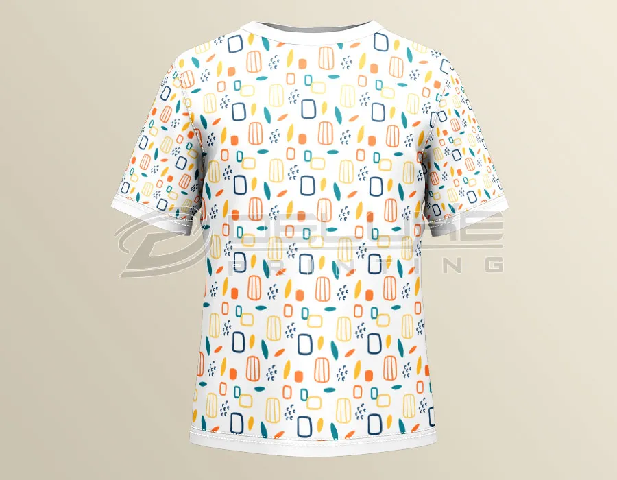 Round Neck Jersey Printing Dubai