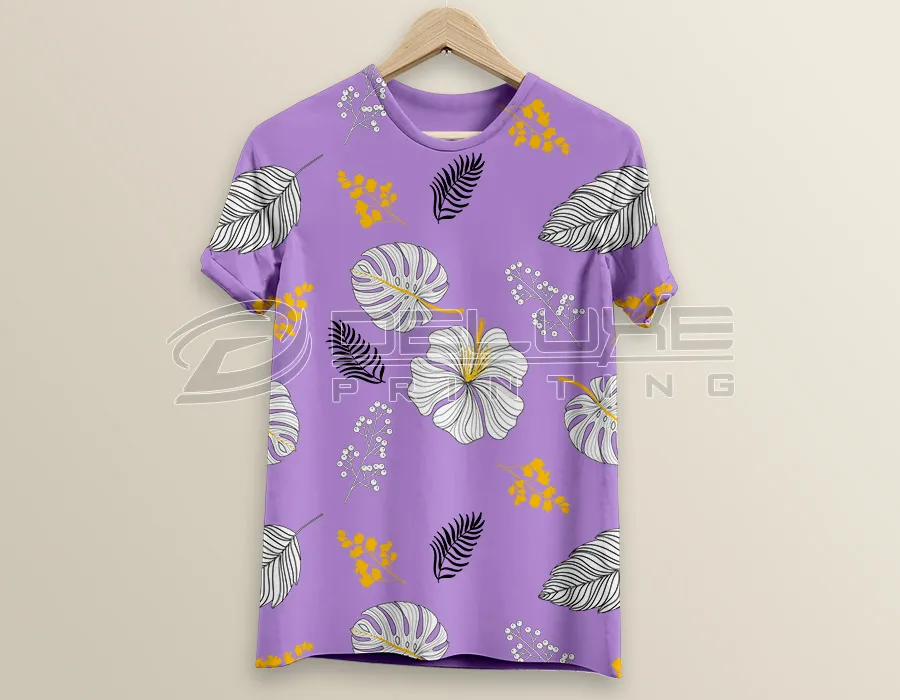 Round Neck Jersey Printing Dubai