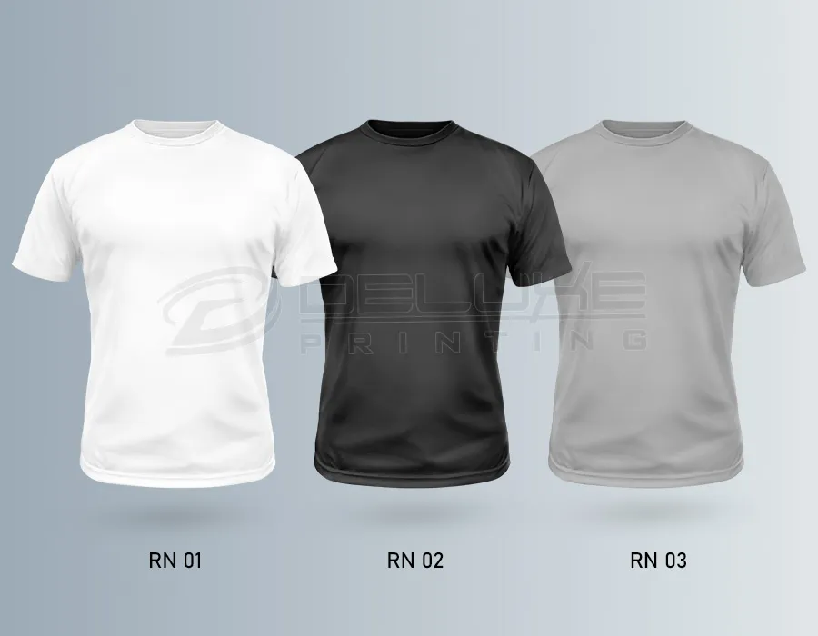 Ready Colors Round Neck T shirt Printing Dubai