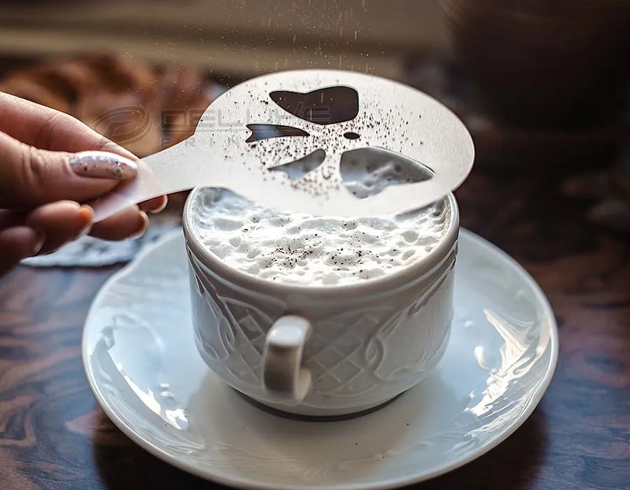 Soft PVC coffee Stencil Dubai