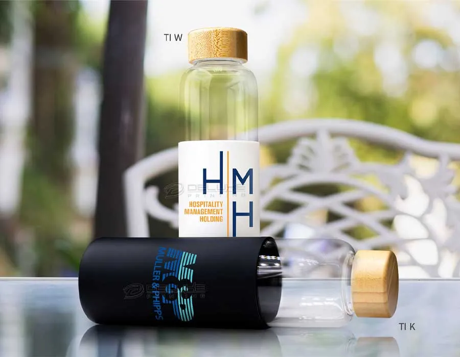 Timeber Glass Bottles Printing Dubai