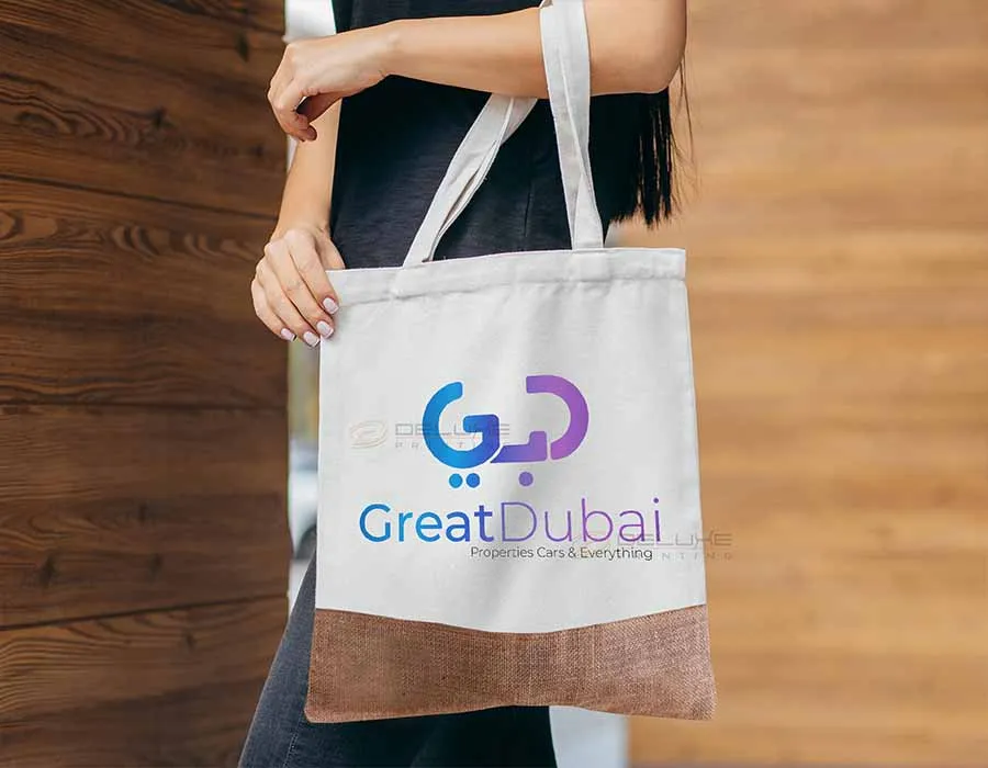 Tote Bags with Jute Patch Dubai