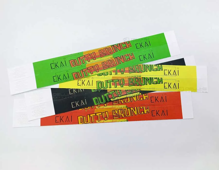 Tyvek Wristbands Customized Dubai