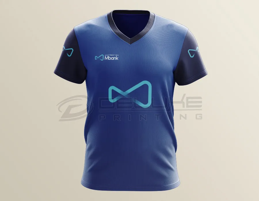 V Neck Jersey Printing Dubai
