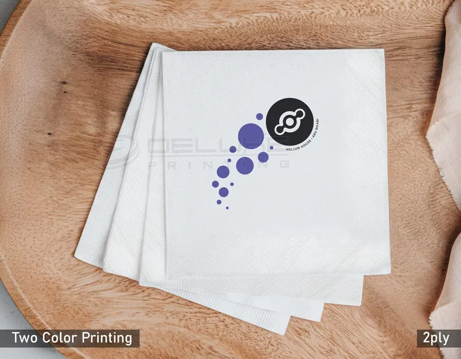 white napkin printing dubai