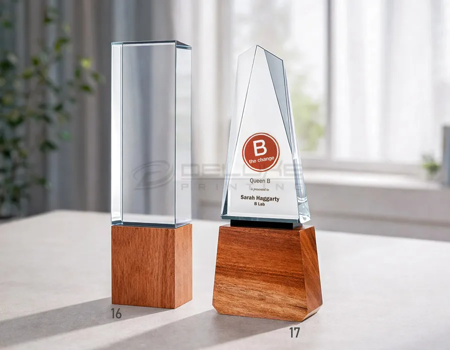 Wooden Crystal Awards Dubai