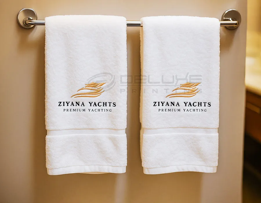 Embroidered towels in dubai