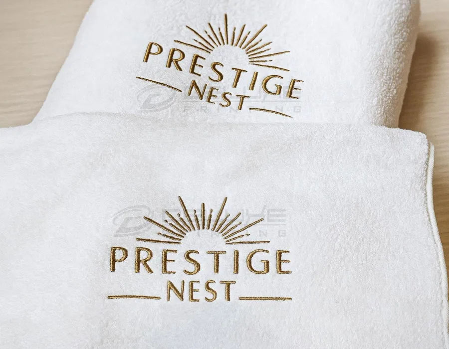 Embroidered towels in dubai