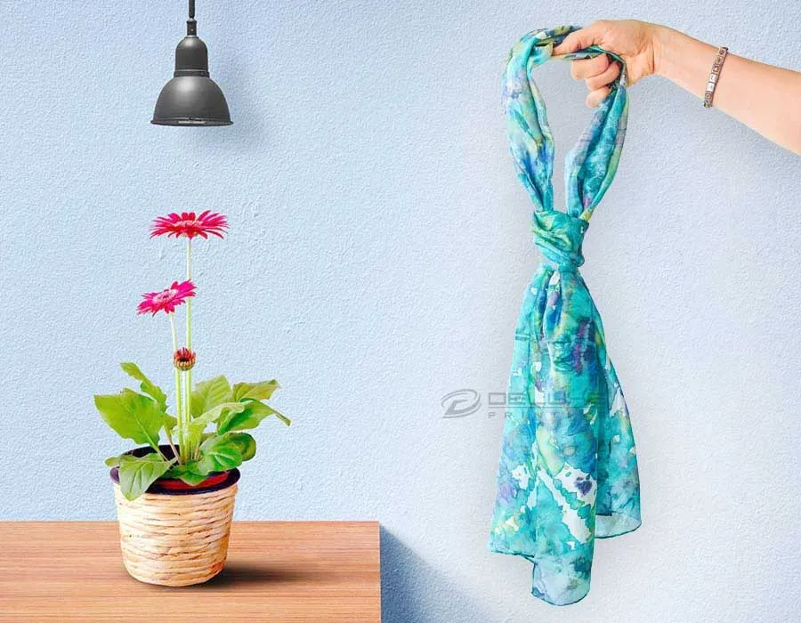 Head Scarf Crepe Printing Dubai