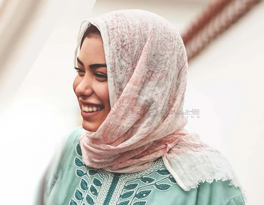 Head Scarf Georgette Printing Dubai