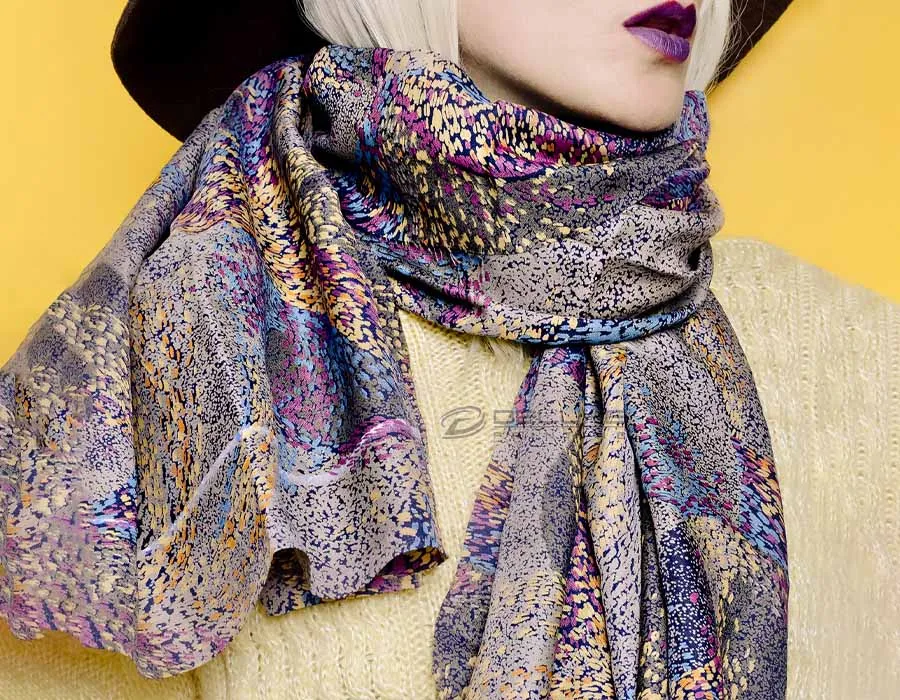 Neck Scarf Silk Sensation Printing Dubai