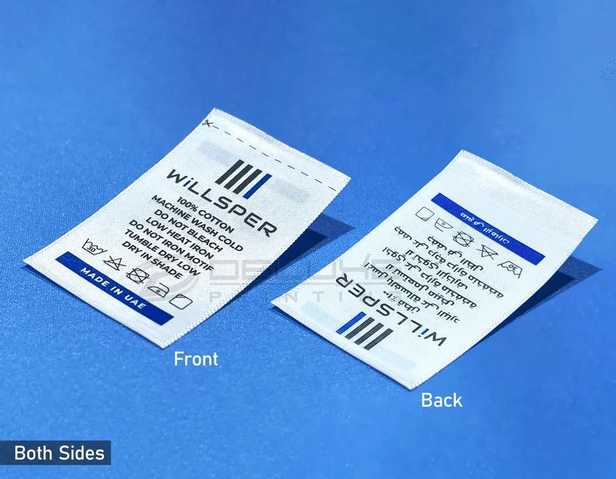 Woven Labels Printing Dubai
