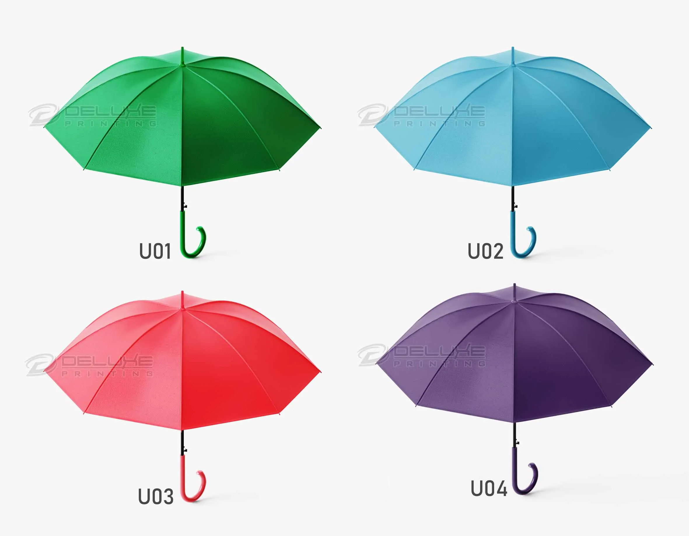  Umbrella Light Colors Printing Dubai