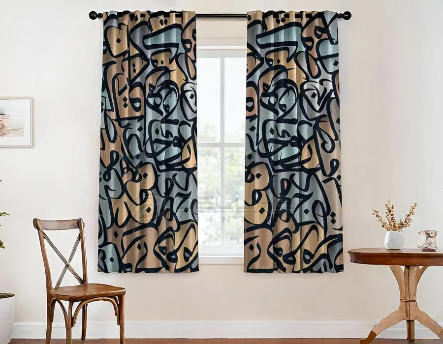window length curtains printing dubai