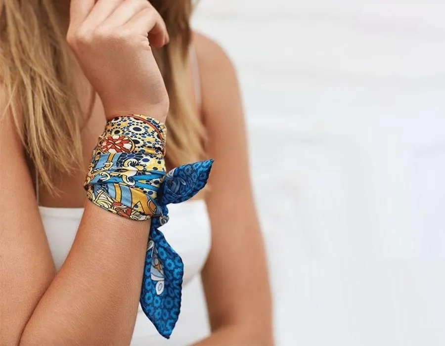  Wristband Twill Scarf Dubai