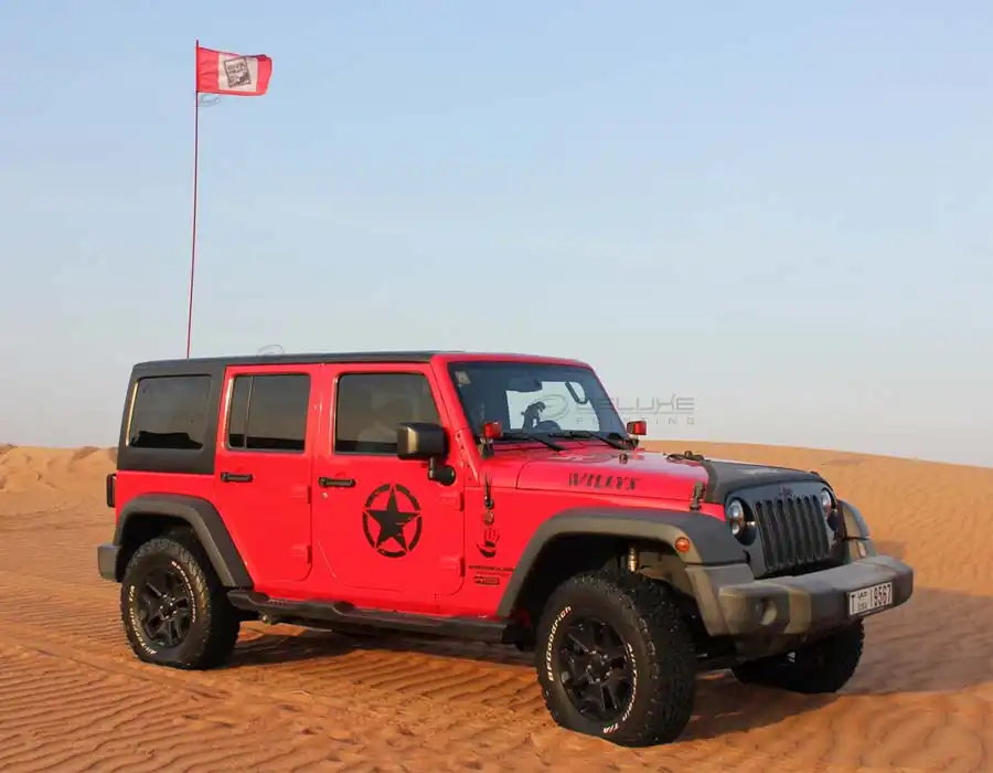 Car Desert Flag Printing Dubai