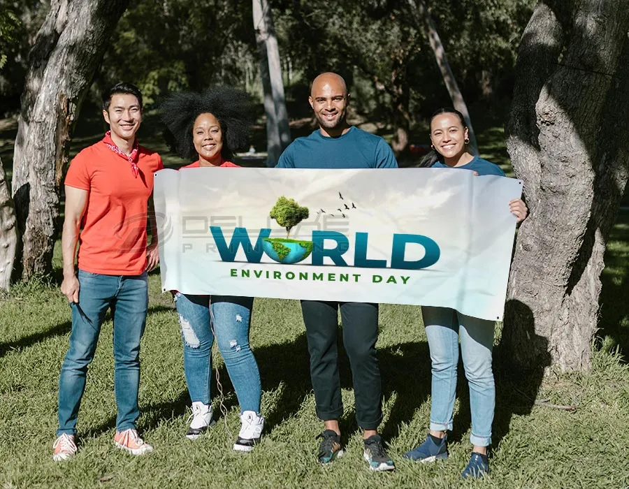 hand held flag Printing Dubai