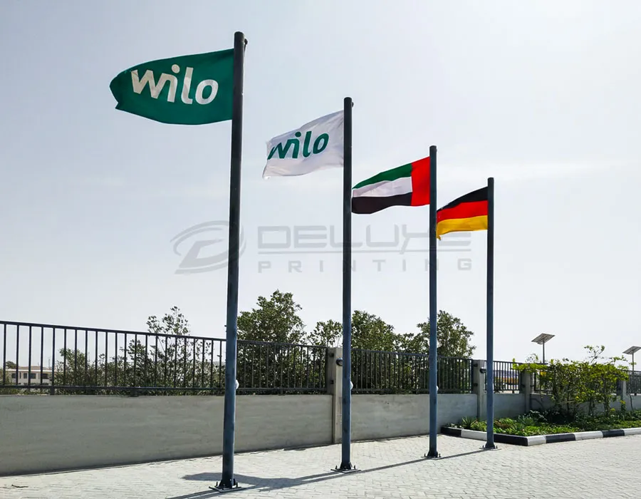 Hoisting Flags Printing Dubai