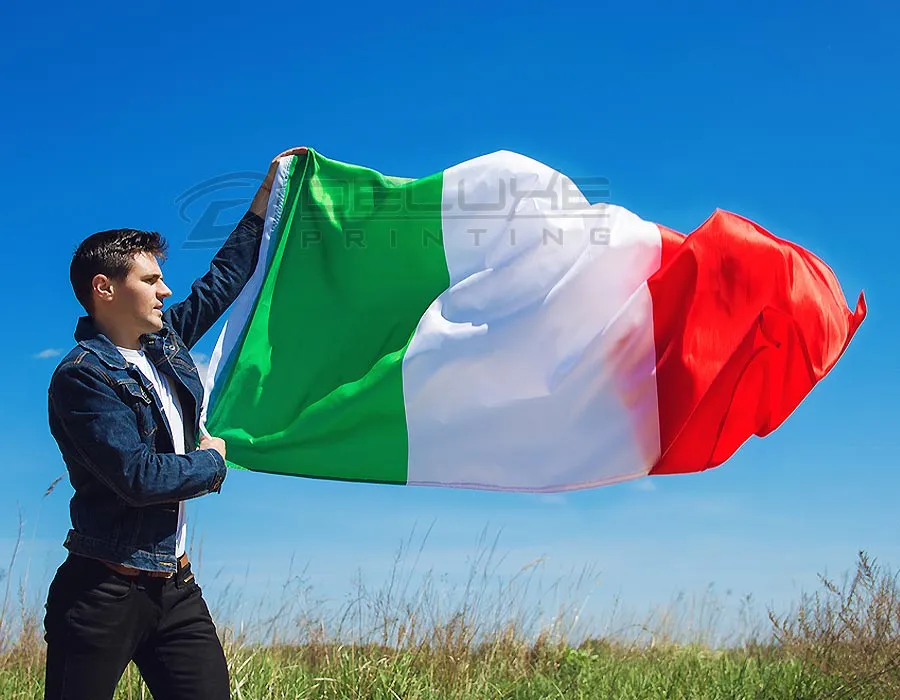 Italy hand Flags Printing Dubai
