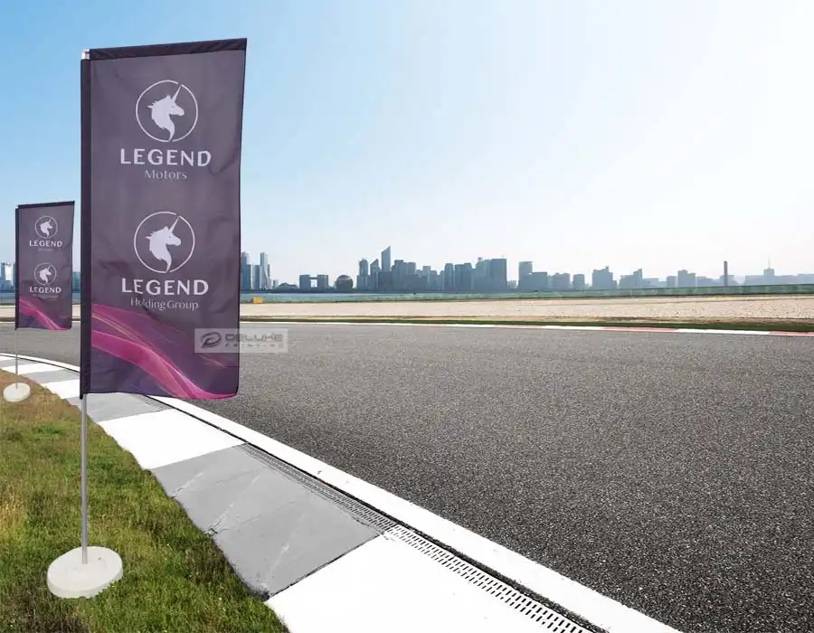 L Shape Flags Printing Dubai