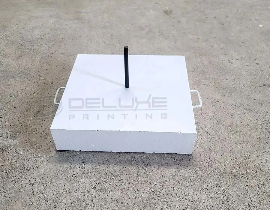 Metal Base with Concrete Filling (50 kgs) Dubai