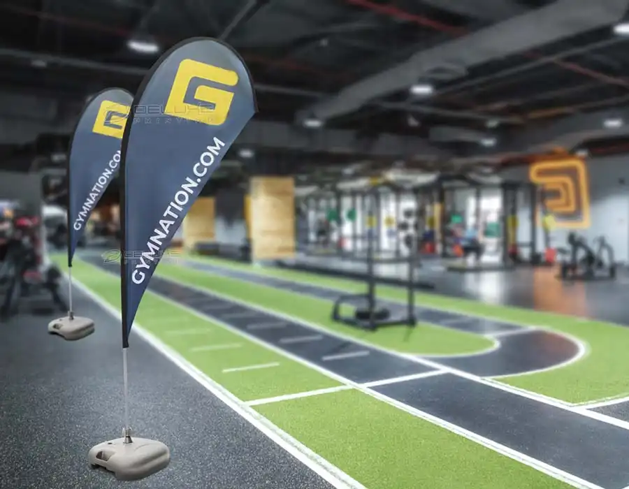 Tear Drop Flags Printing Dubai