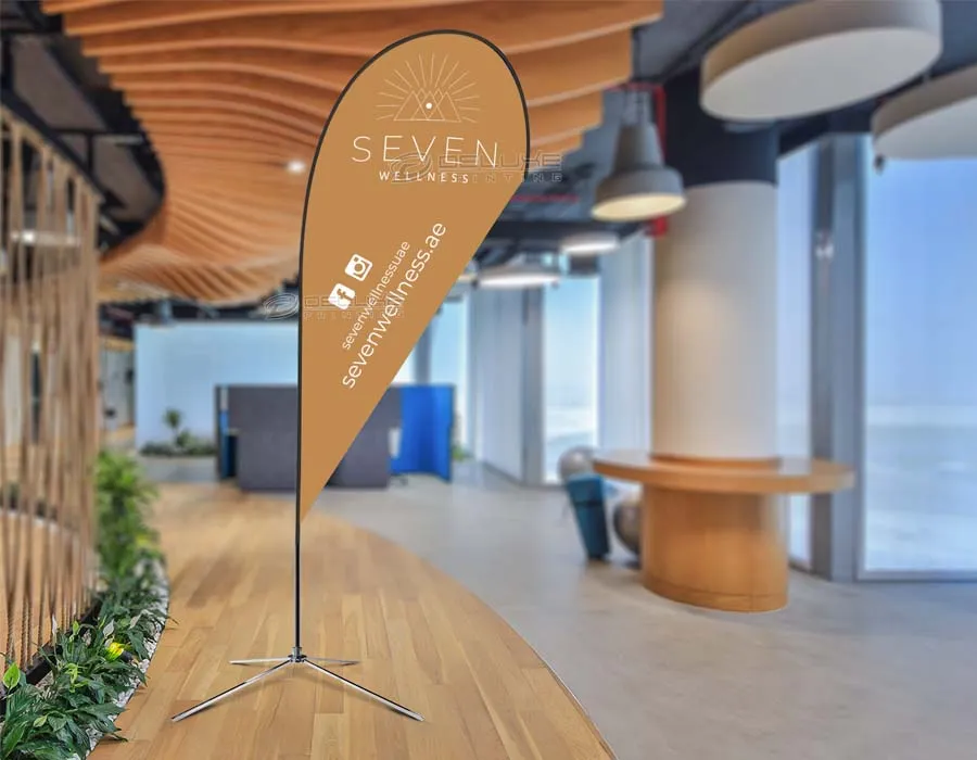 Tear Drop Flags Printing in Dubai