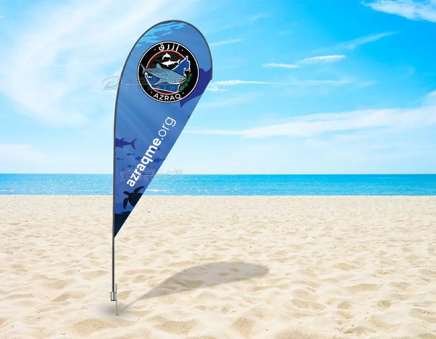 Tear Drop Flags Printing in Dubai