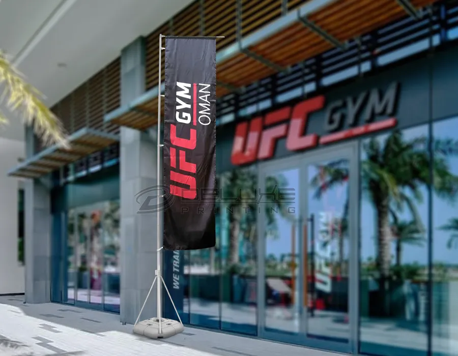 Telescopic Flags Printing Dubai