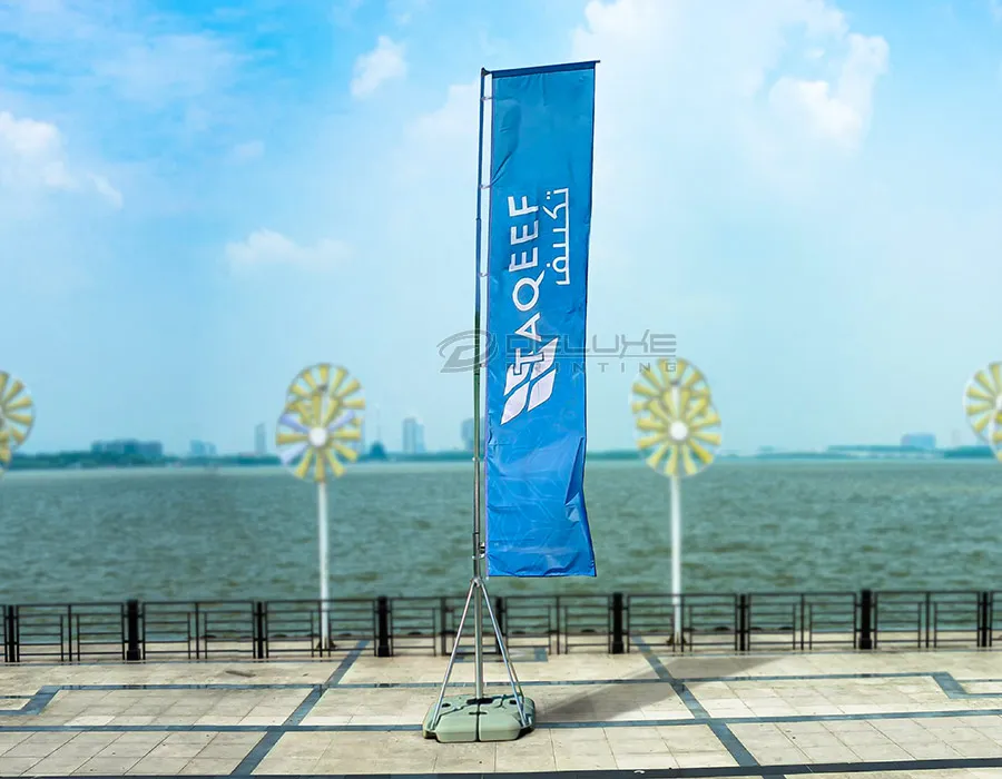 Telescopic Flags Printing Dubai