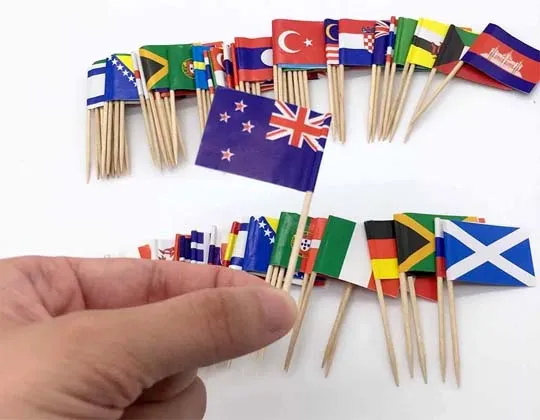 Toothpick Flags in Dubai