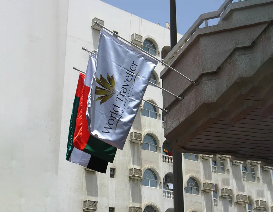 Wall Mounted Flags Printing Dubai