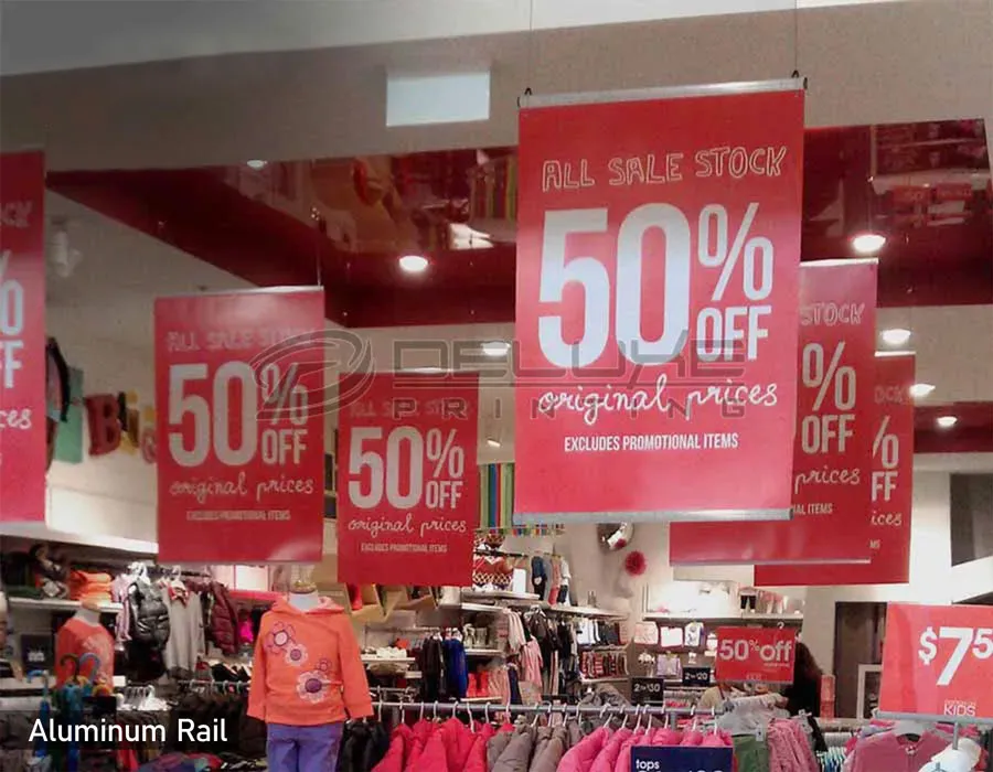 Aluminum Rail Posters Printing Dubai