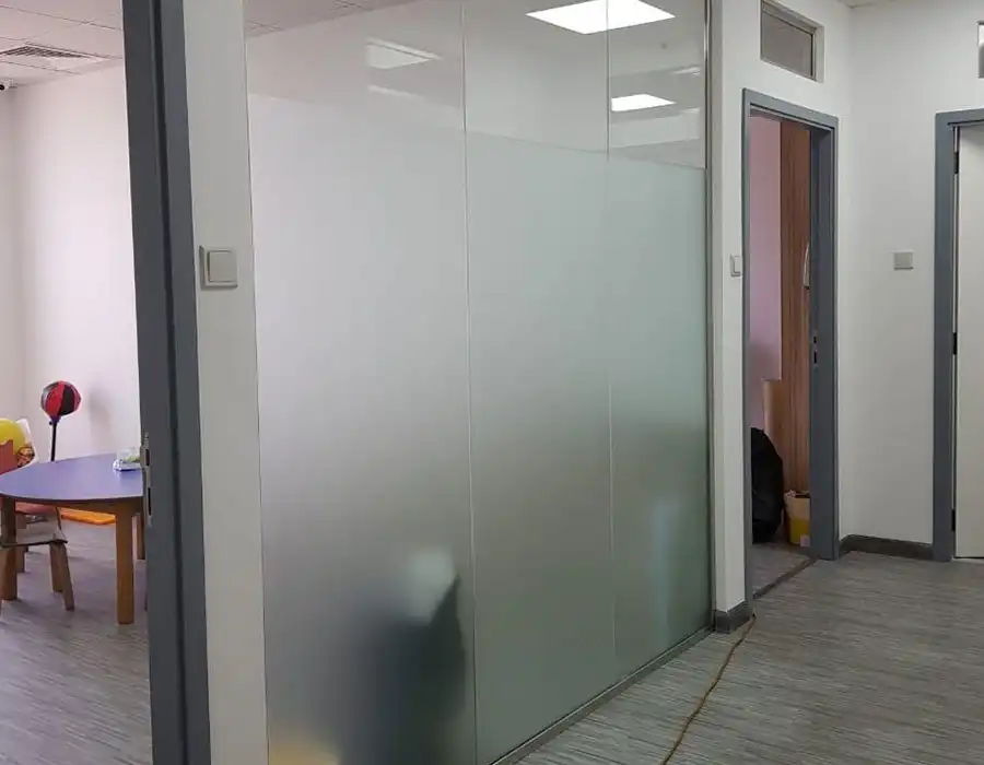 Blank Frosted Glass Sticker Dubai