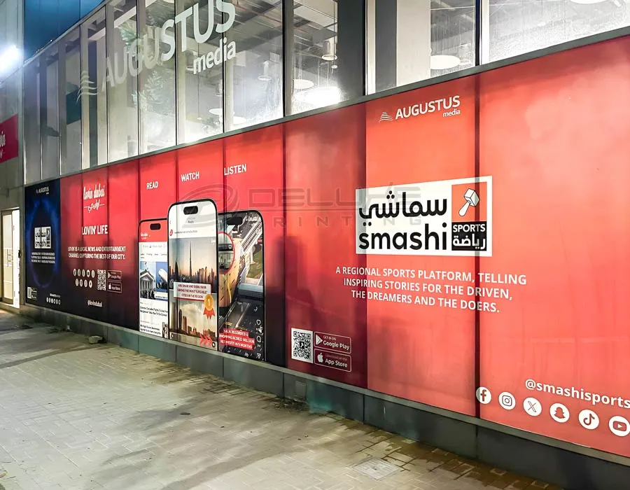 Clear Window Decals Dubai