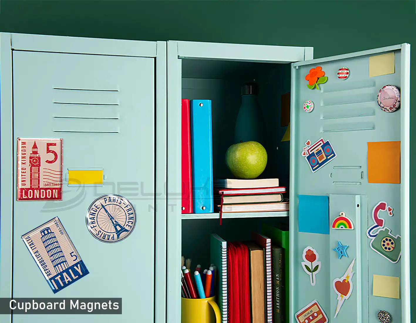 Fridge Round Magnet Sticker Dubai