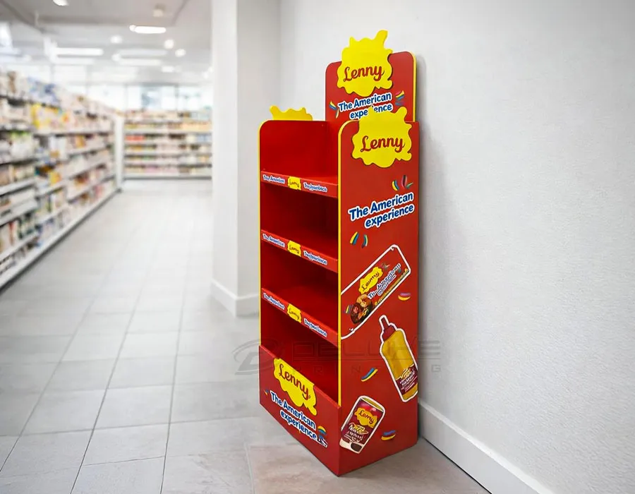 Yellow POS Display Stands Dubai