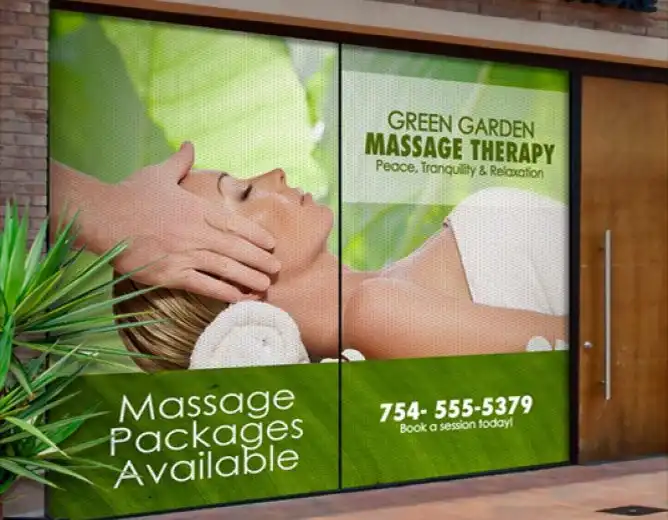 One way vision glass sticker Dubai