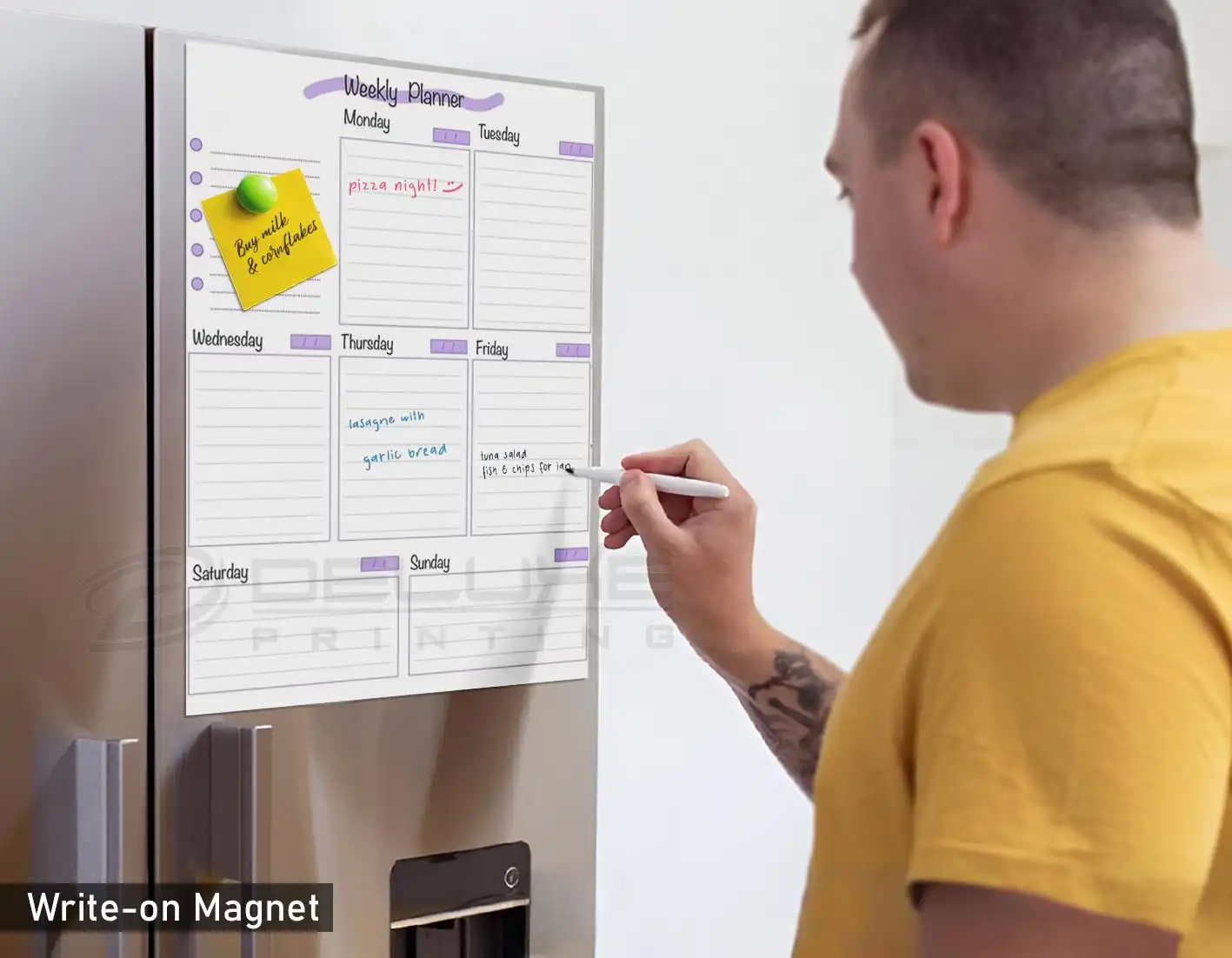 Oval Shape Fridge Magnetic Sticker Dubai