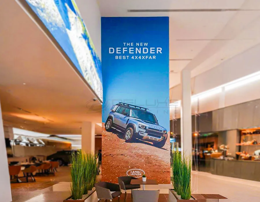 Indoor Pillar Branding Lahore