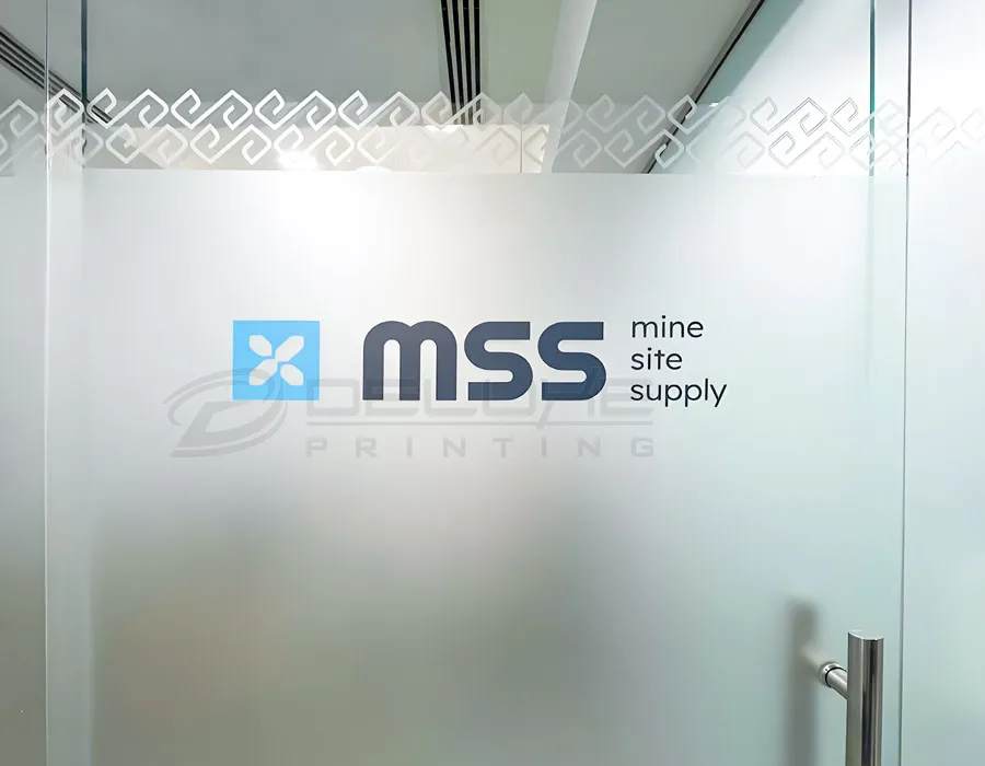 Printed Frosted Sticker Dubai