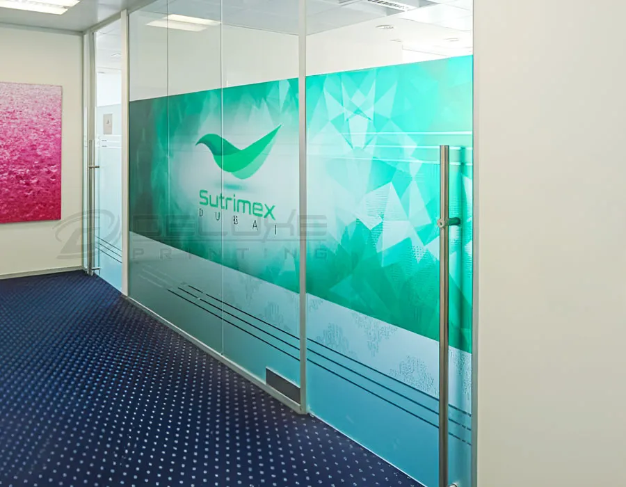 Printed Frosted Sticker Dubai