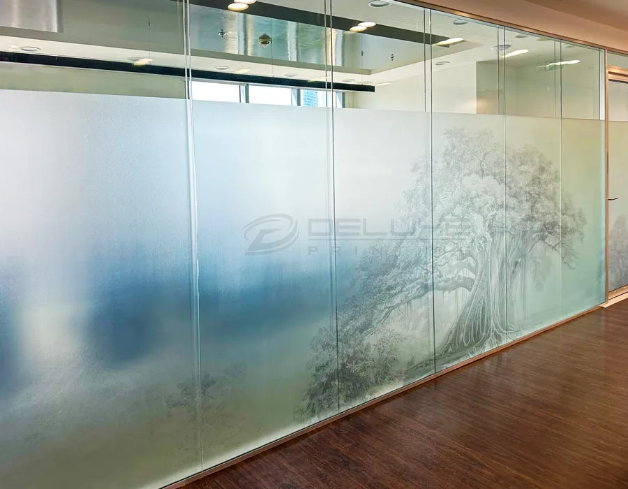 Printed Frosted Sticker Dubai