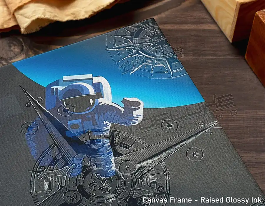 Raised Glossy Print Canvas Printing Dubai