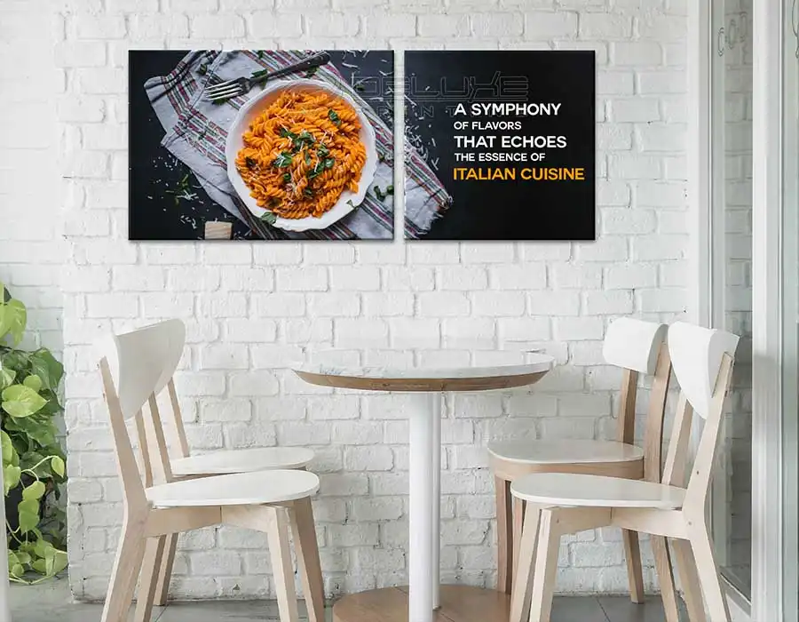 Restaurant Canvas Printing Dubai