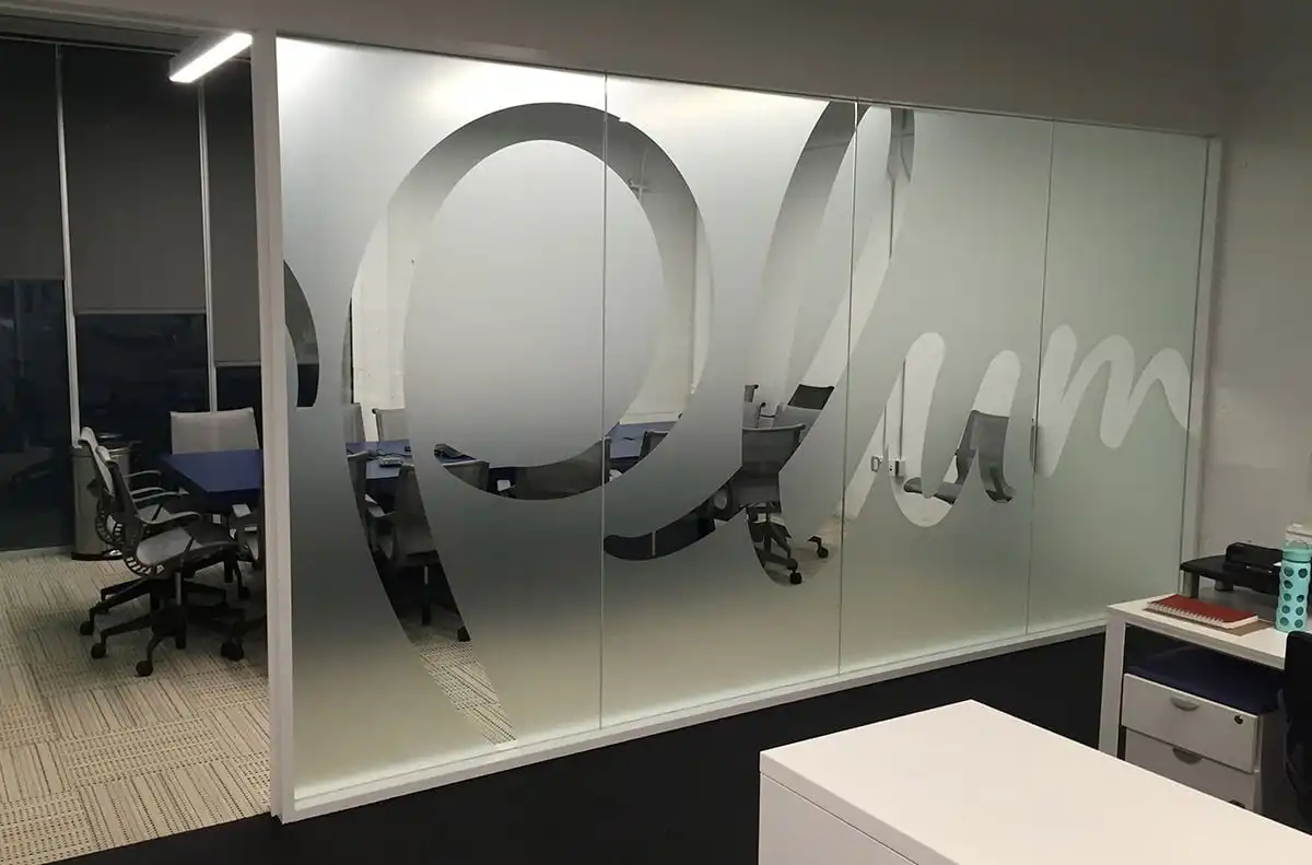 Reverse Cut Frosted Sticker Dubai